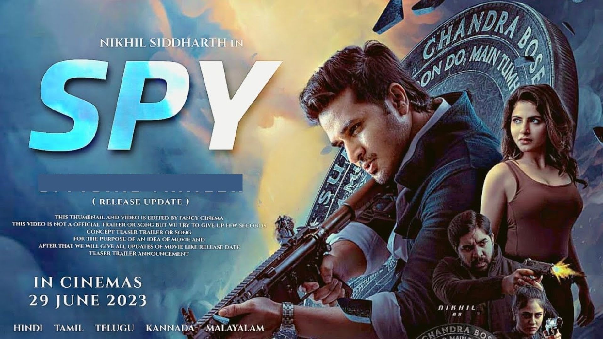 Spy (2023) Dual Audio [Hindi ORG & Telugu] WEB-DL